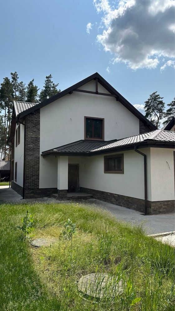 БУДИНОК 250 м2, авторський проєкт, с.Крячки, ПІДВАЛ, гараж, 7 соток