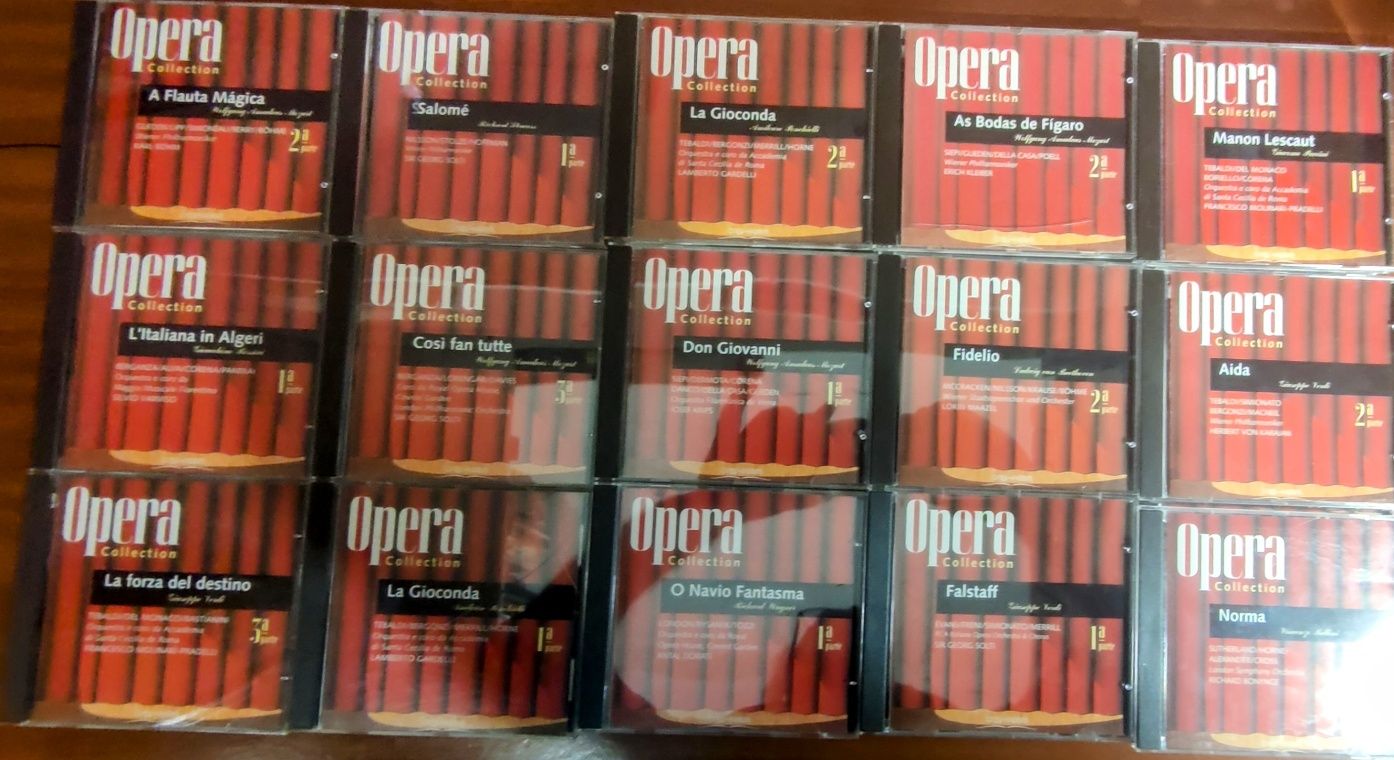 Grande Lote CD - Opera Collection", Orbis Fabbri - 61 unidades