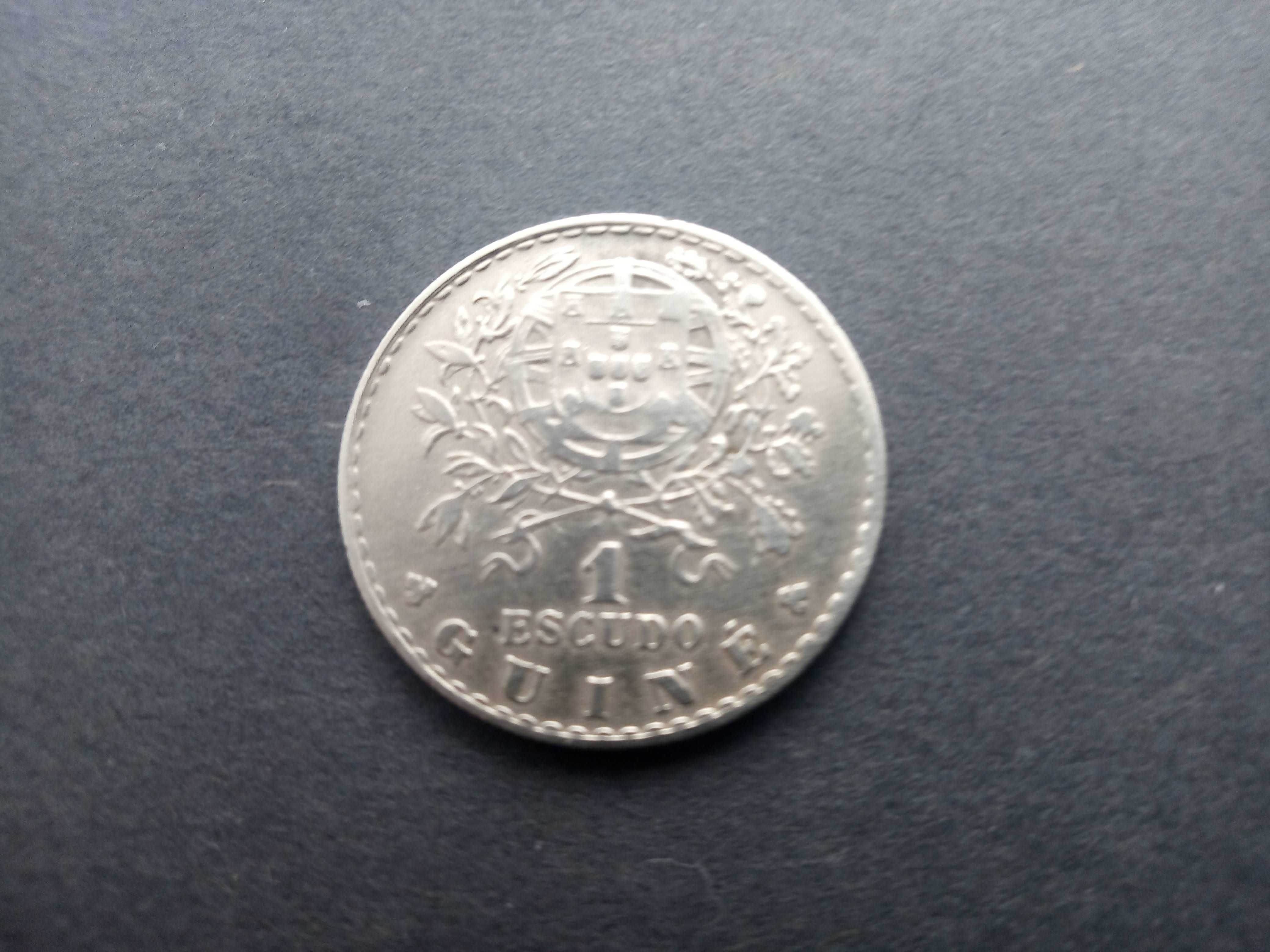 1 moeda de 1$00 1933 da Guiné Bela muito rara ver foto