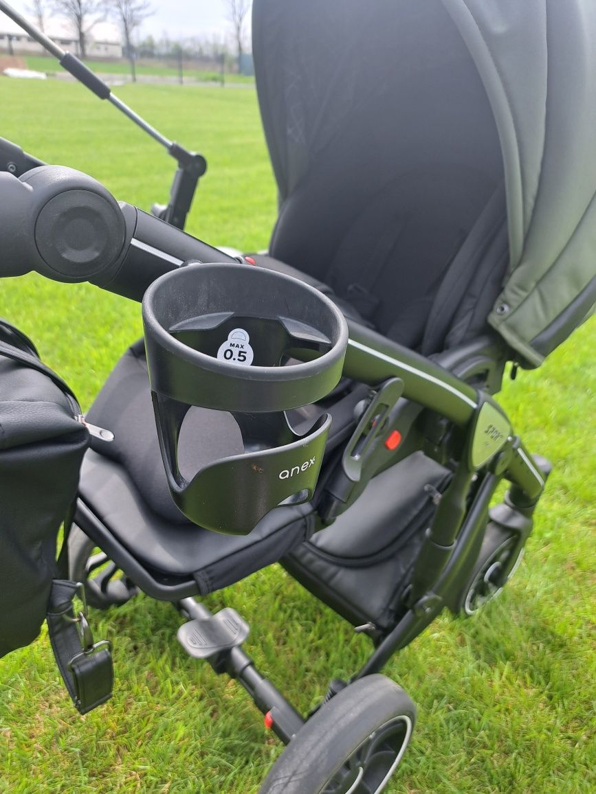 Wózek Anex Sport 2w1 gondola, spacerówka, dużo akcesoriów