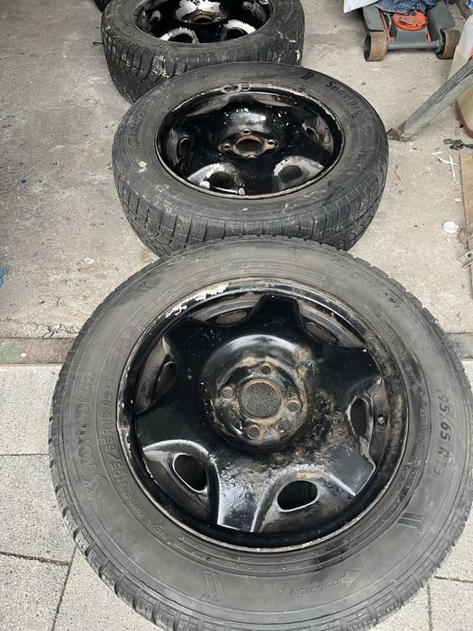 Felgi 15 4x100  od opel astry g +opony zimowe