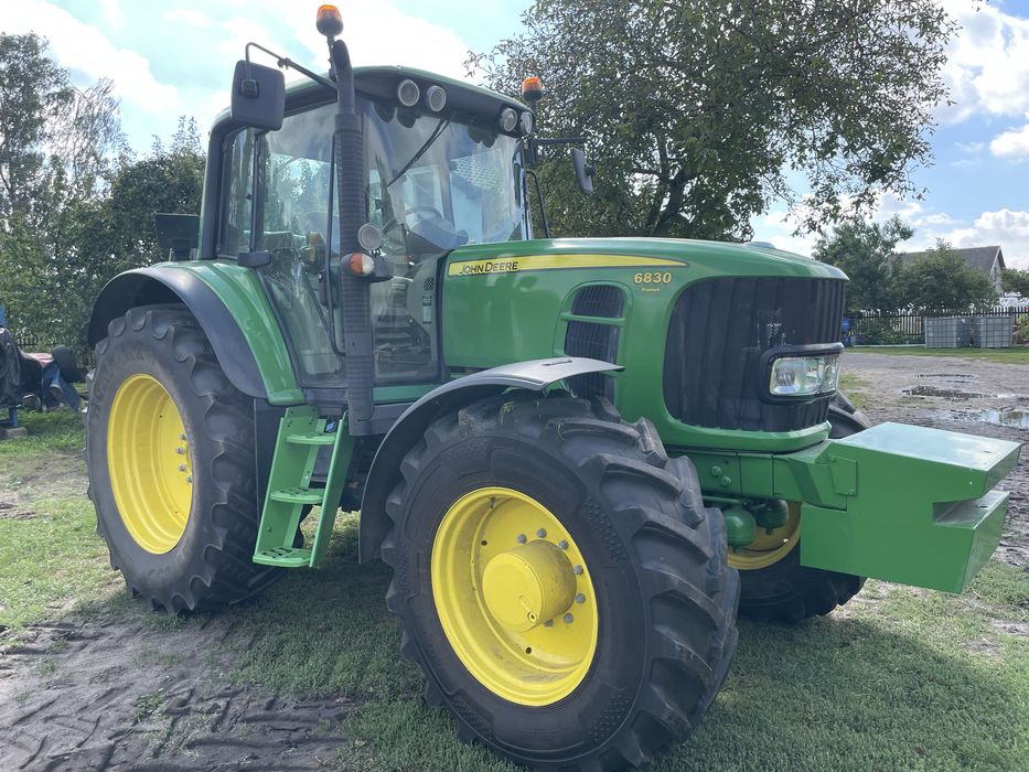 John Deere 6830, power quad 50km/h pneumatyka, TLS.