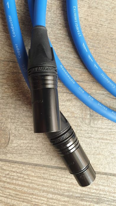 Балансный кабель XLR Monosaudio Neutrik