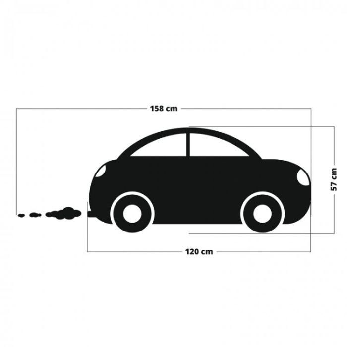 Naklejka tablicowa na ścianę auto, samochód Yoko Design T009