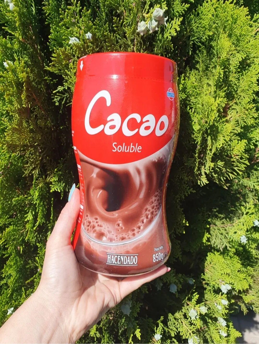 Какао cacao hacendado soluble 850 gr
