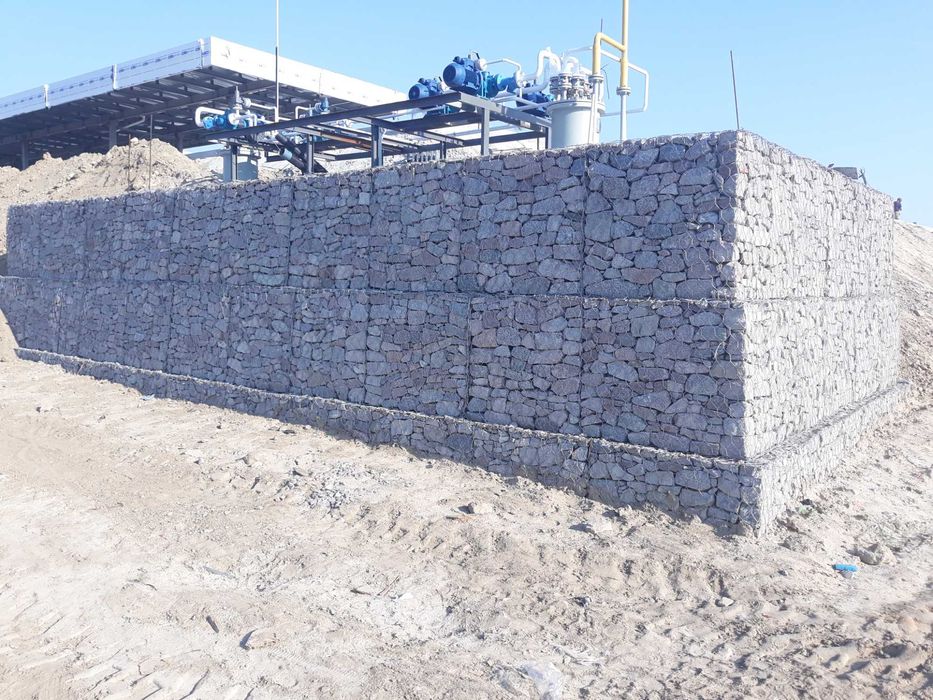 Габіони плетені для берегоукріплення, підпірних стін