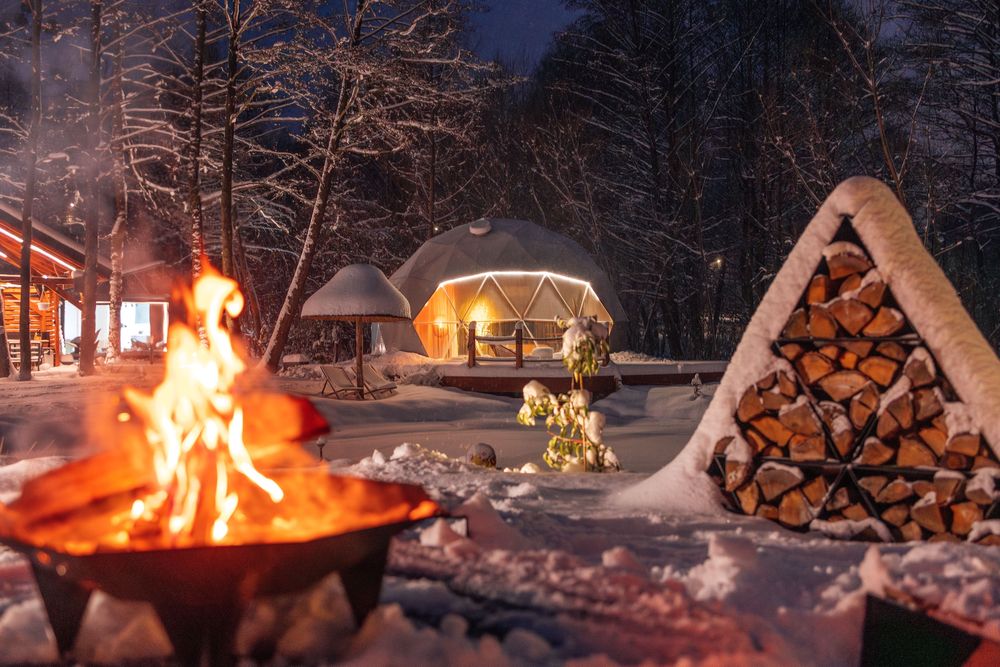 Domek na wynajem Glamping Igloo Majówka Na Weekend Sauna