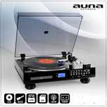 Auna TT-1200 gramofon czarny CD USB SD radio AUX+PILOT -OKAZJA TANIO !