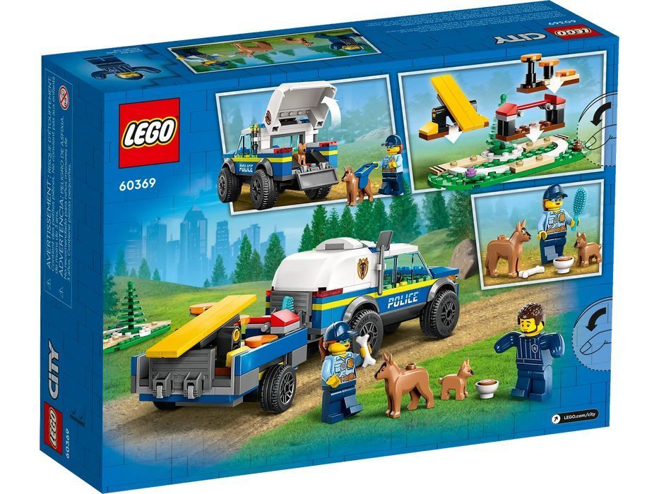 Klocki Lego City Szkolenie psów policyjnych w terenie 197 elementów