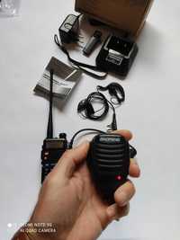 Rádio Walkie talkie + portadora *8 watts*  PTT UHF VHF Bombeiros Caça