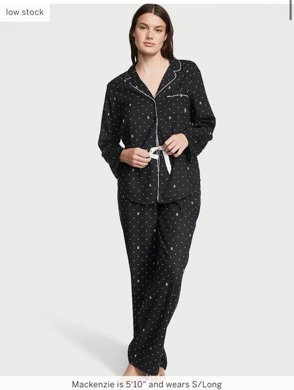 Пижама Victoria’s Secret Flannel long pajama set оригинал вс