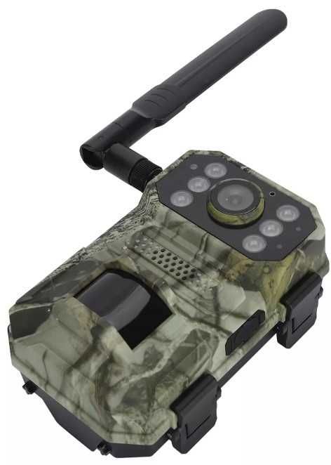 Câmera 4G + bateria recarregável + painel solar + cartão 64GB