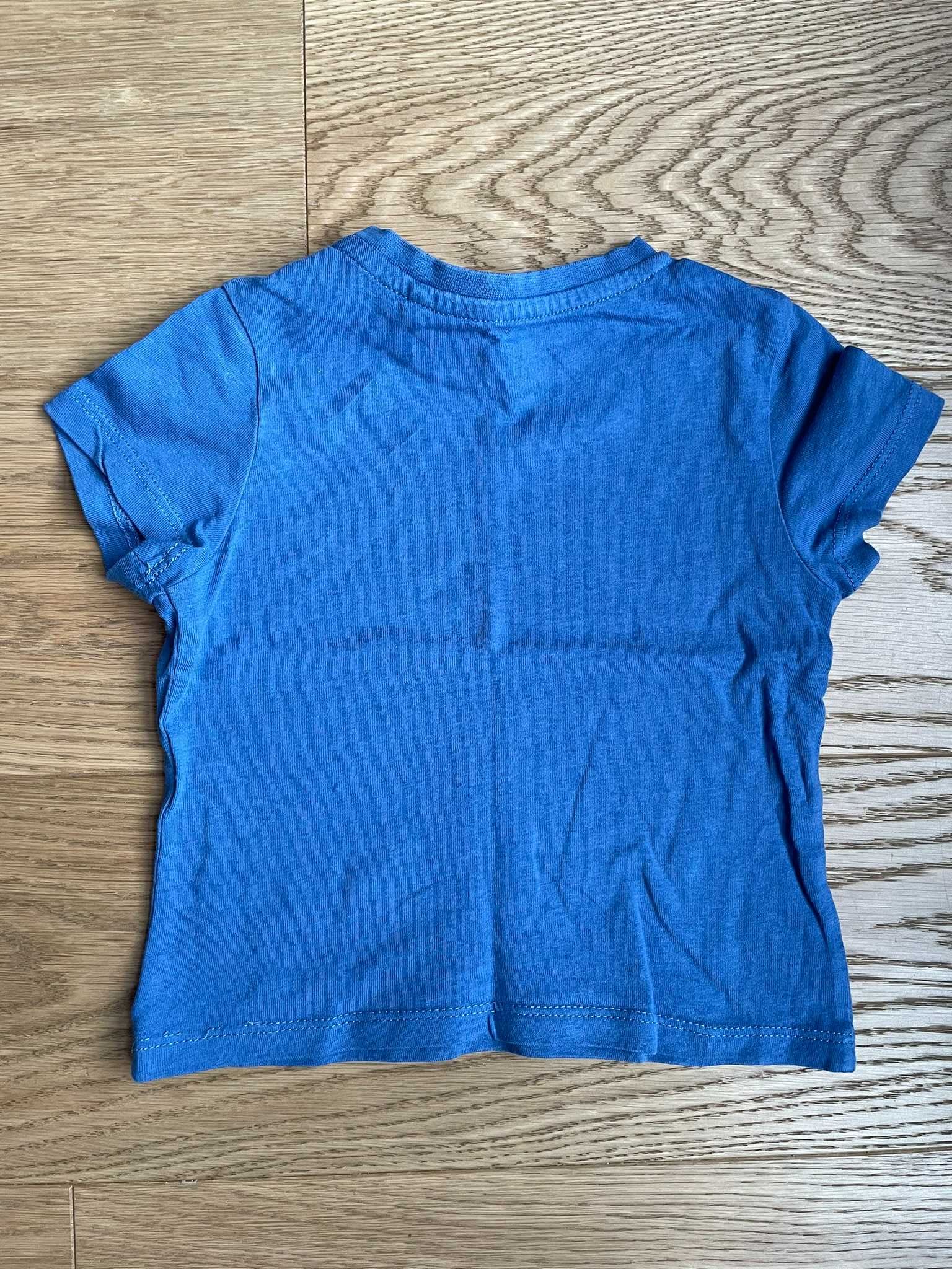 2-pack T-shirty niemowlęce Sinsay (błękitno-niebieskie, 74 cm)
