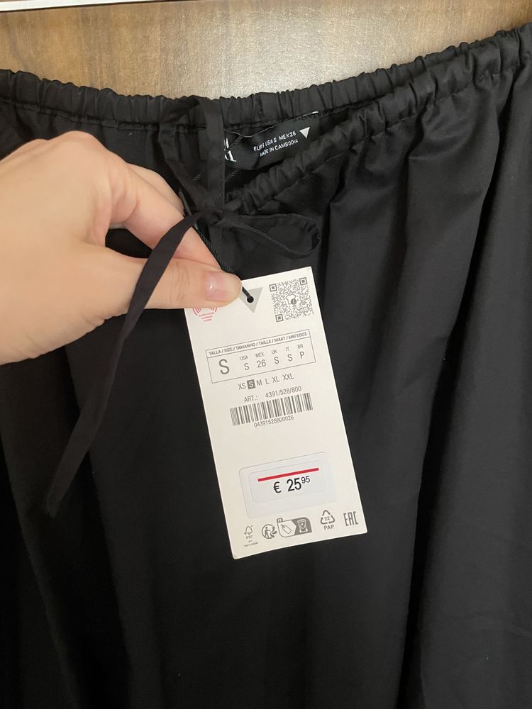 Спідниця балон чорна ZARA