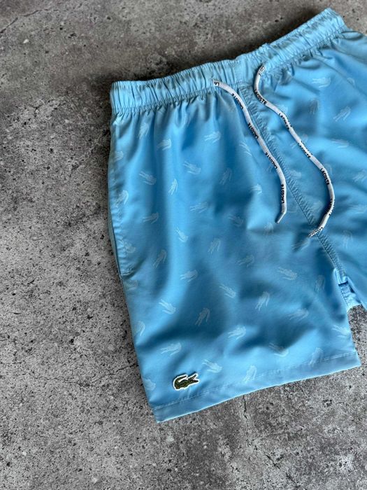 Шорти купальні Lacoste Blue Premium для плавання пляжні з бірками i57