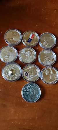 10 monet srebrnych 10 zł pr.925