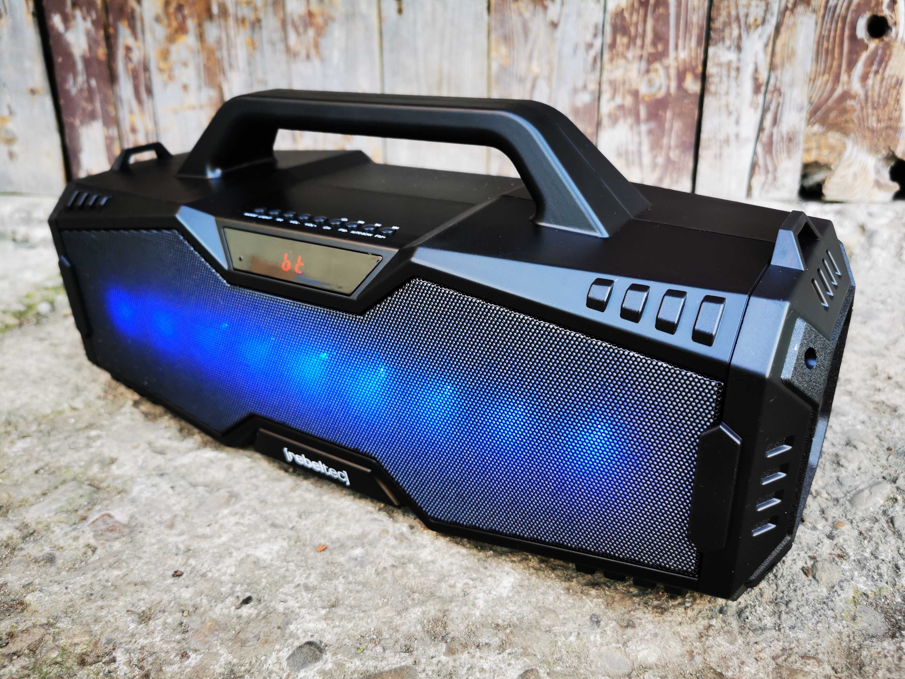 BOOMBOX Głośnik BLUETOOTH Subwoofer RADIO Odtwarzacz KOLUMNA Budowlane