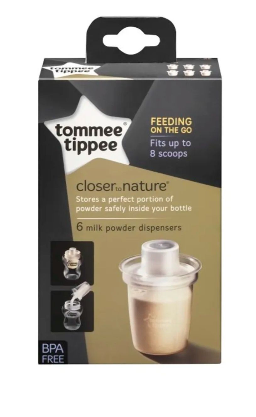 NOWE Tommee Tippee, Pojemnik na mleko w proszku, 6szt. Pojemniki