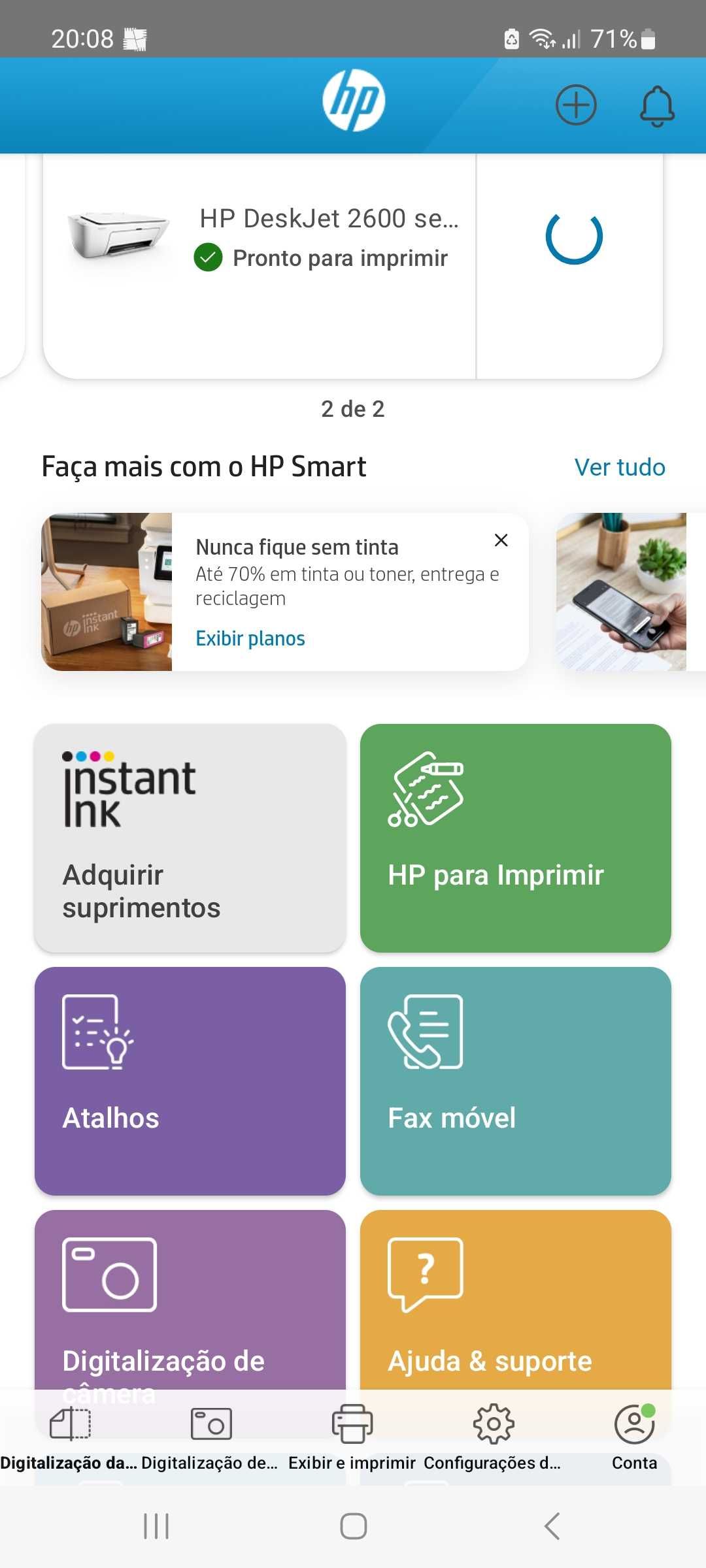 Multifunções HP como nova