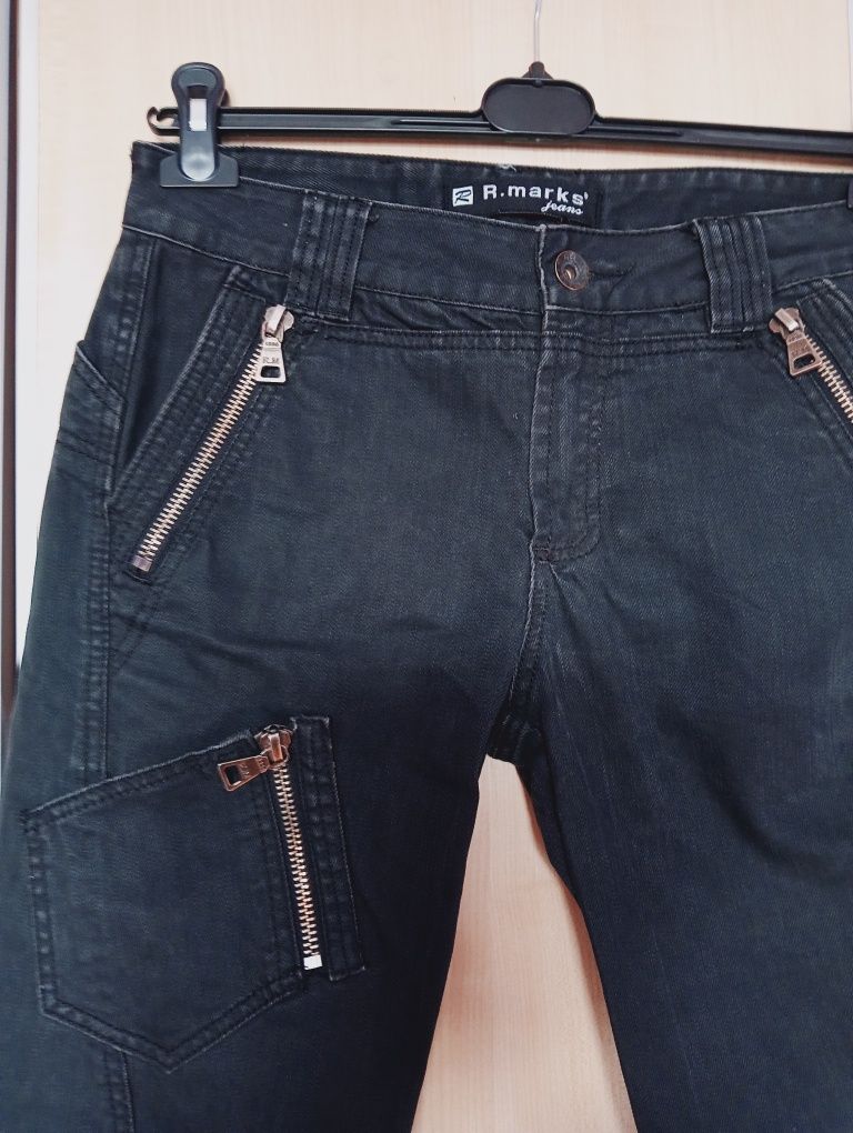 Czarne dżinsy/ jeansy męskie 31
