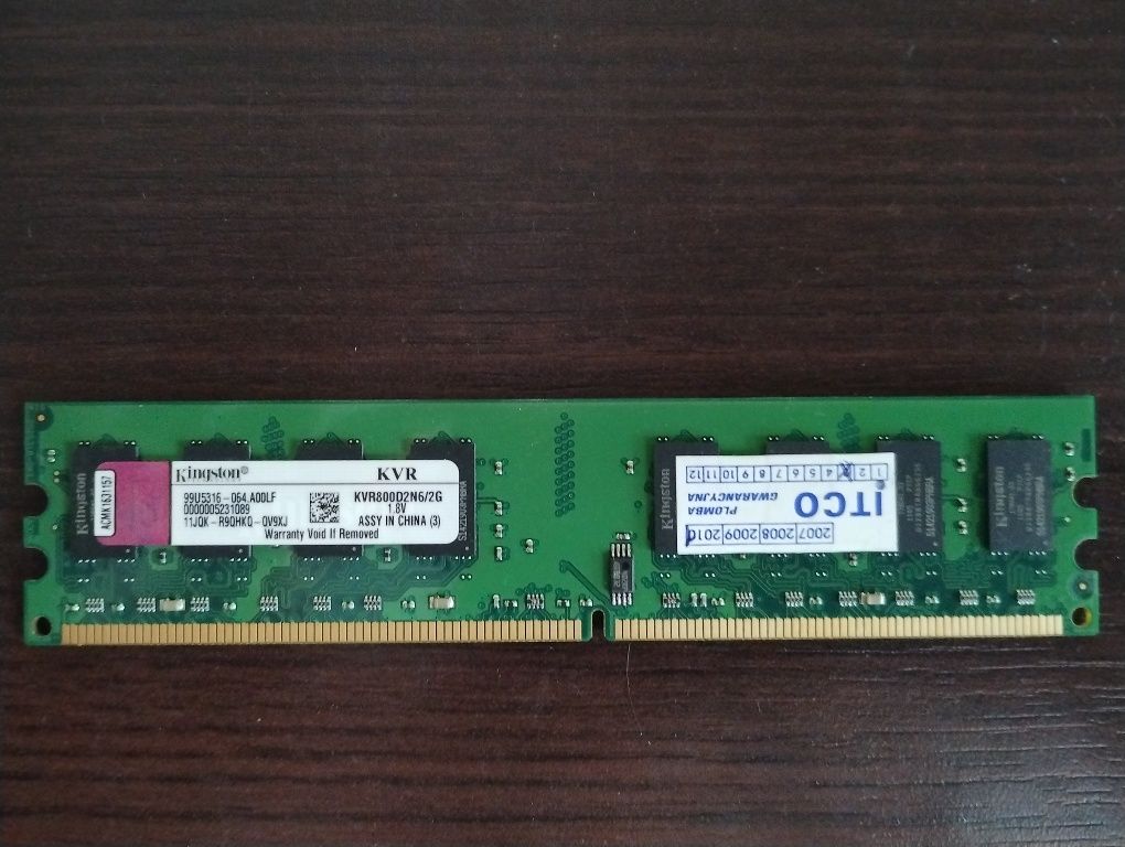 Pamięć RAM Kingston KVR800D2N6/2G