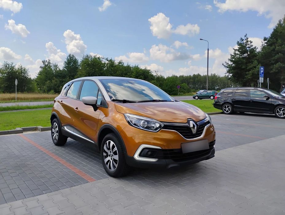 Renault Captur 2017r, 1.2 Benzyna. Salonowy. Przebieg 82500km. LED. Nawigacja. s. BDB
