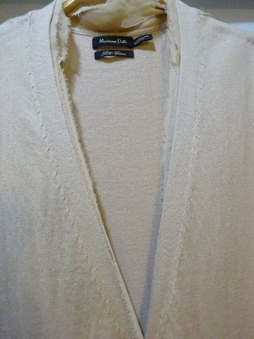 Massimo Dutti sweter beżowy r. M