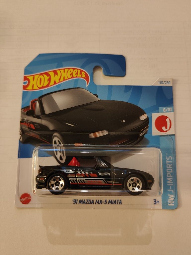 Hot wheels '91 Mazda MX-5 Miata