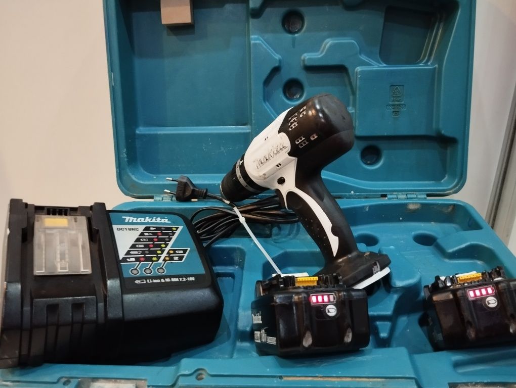 Makita DHP453 wkrętarka udarowa 18v 2x 3.0ah