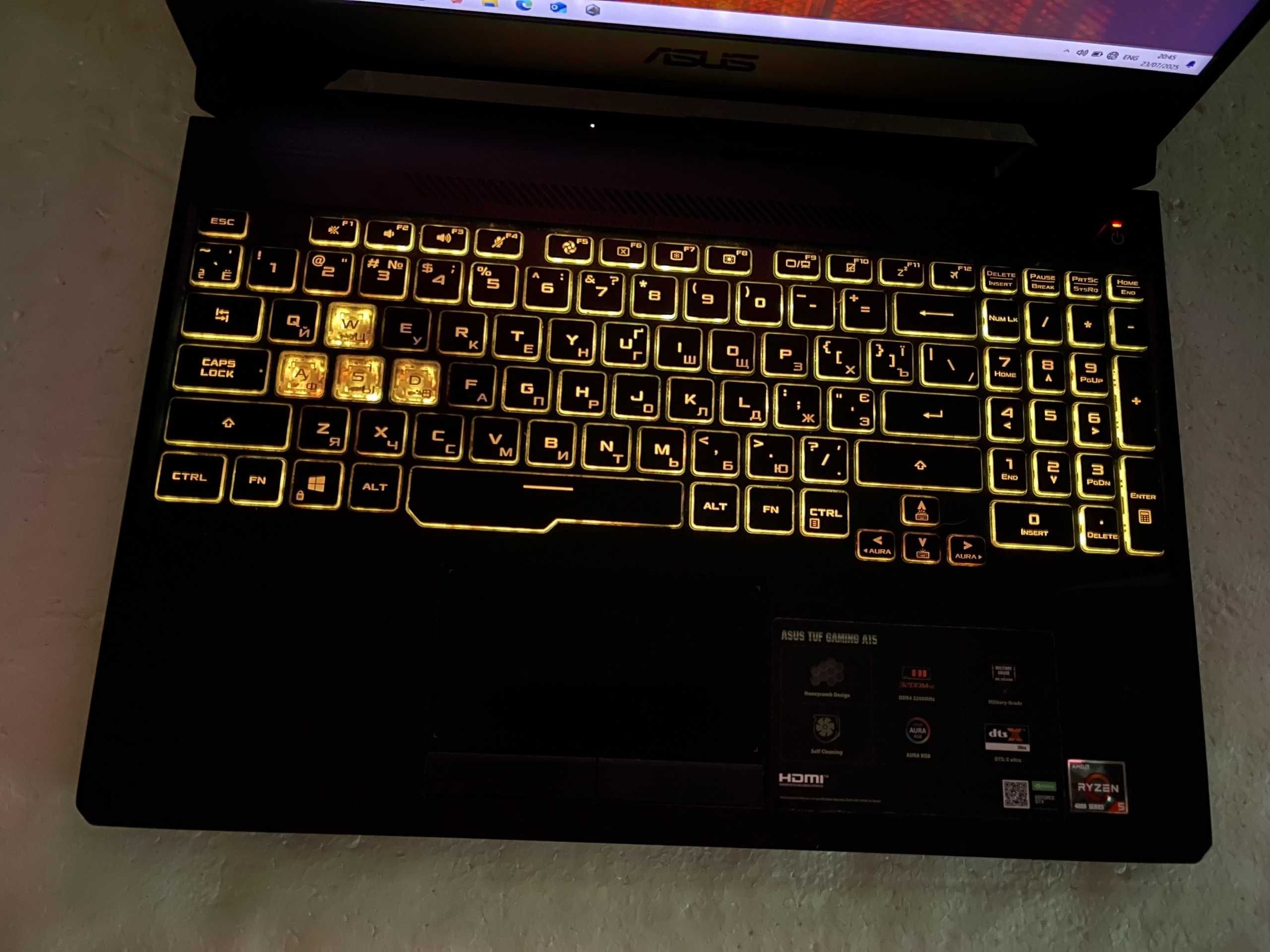 Игровой ASUS TUF Gaming FA506I / RYZEN 12" ЯДЕР/ GTX 1650/ СТАЛКЕР 2