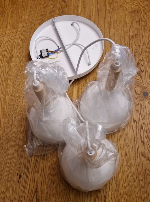 Żyrandol na lince 3xe27 nowa lampa Luminex