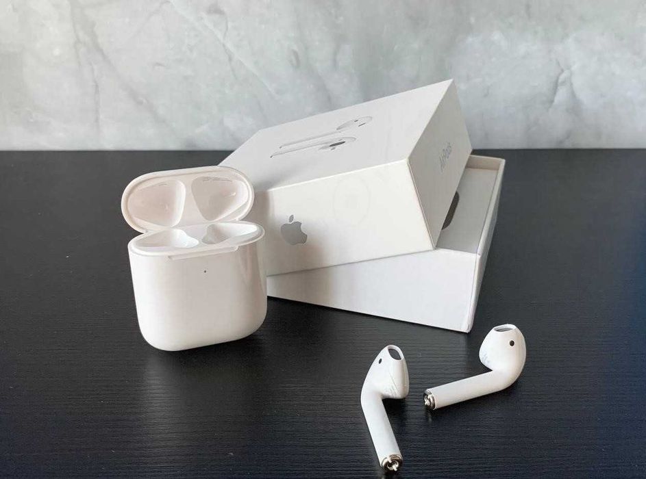 Бездротові навушники Airpods 2 Lux якість + чохол у подарунок!!