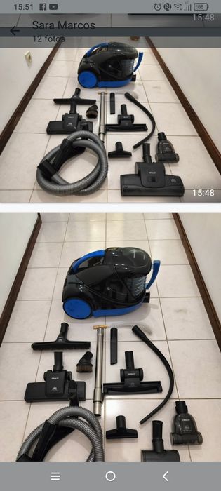 Venda de aspirador com depósito de água como novo