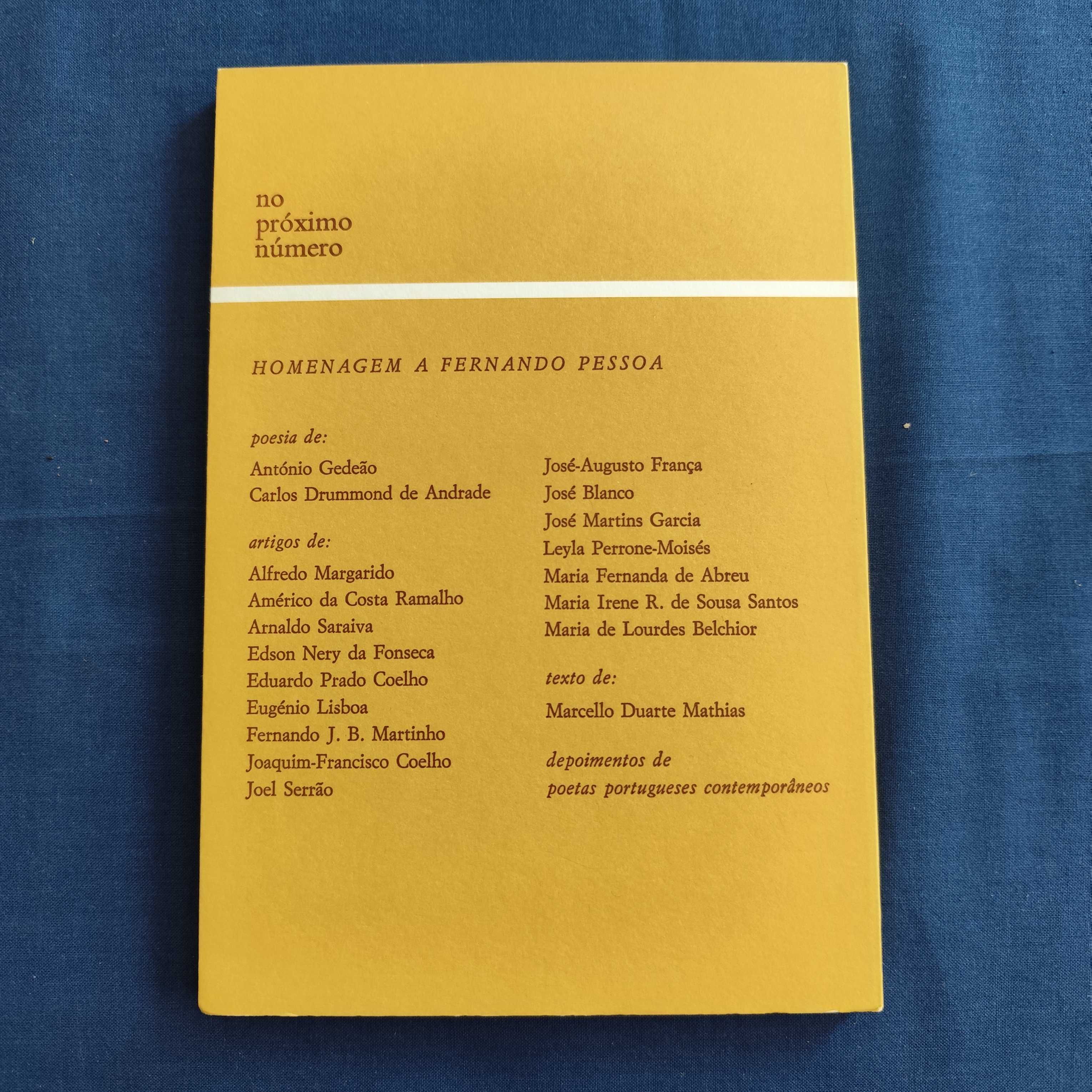 Revista Colóquio Letras 87 - Setembro 1985