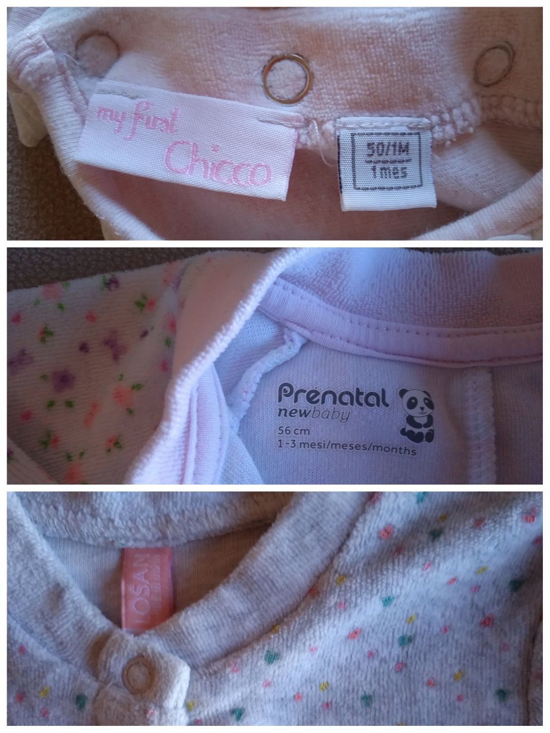 Lote babygrow 1 - 6 meses