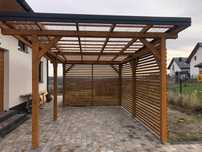 Wiata garażowa, Carport, Zadaszenie, Poliwęglan, BEZ POZWOLEŃ