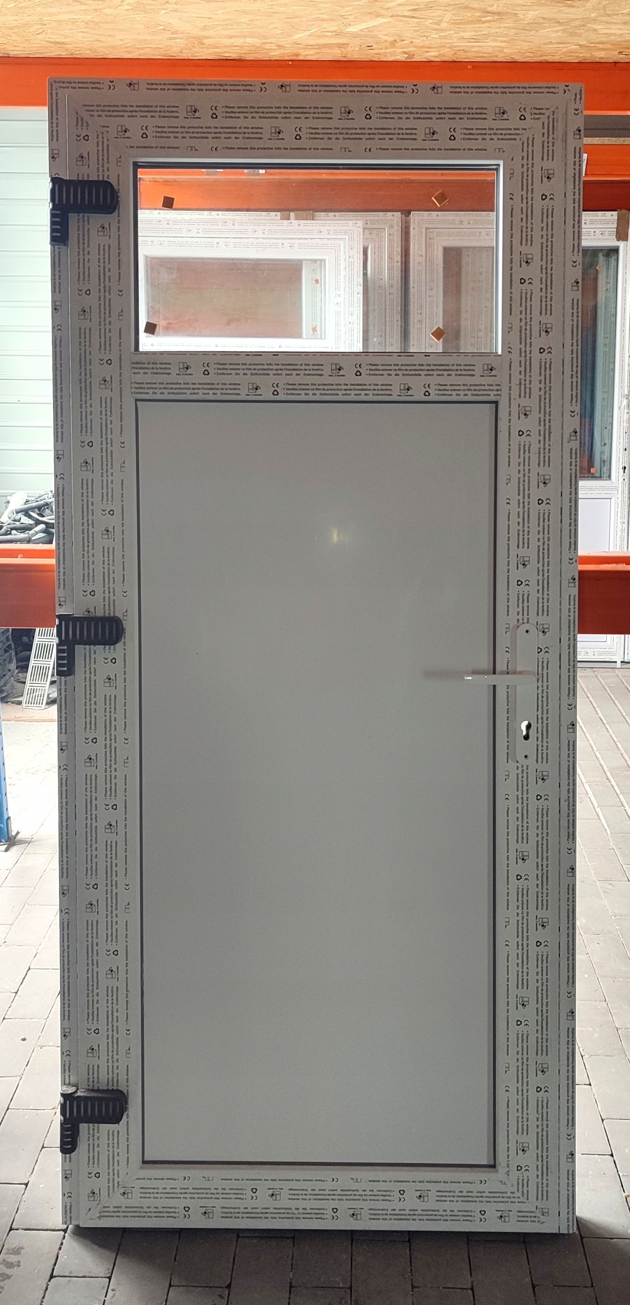 Drzwi Zewnętrzne 90x200 KACPRZAK Nowe PCV Sklepowe