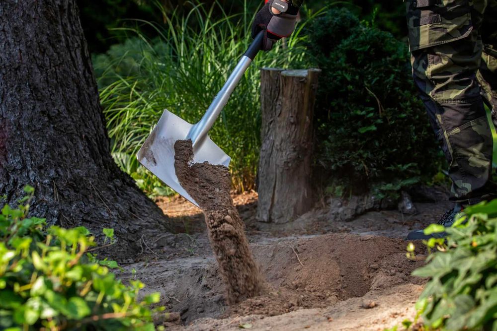 Łopata Szufla Aluminiowa Do Piasku Węgla Lekka 985g 123cm PROLINE