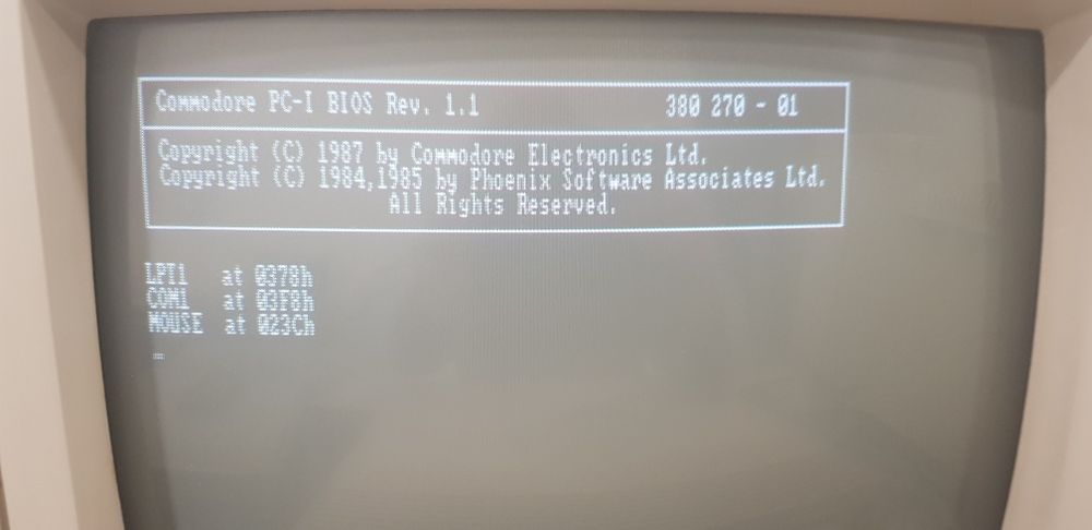 Computador Commodore PC-I