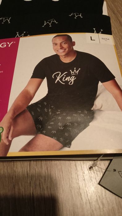 Piżama męska z krótkim rękawem L   Livergy