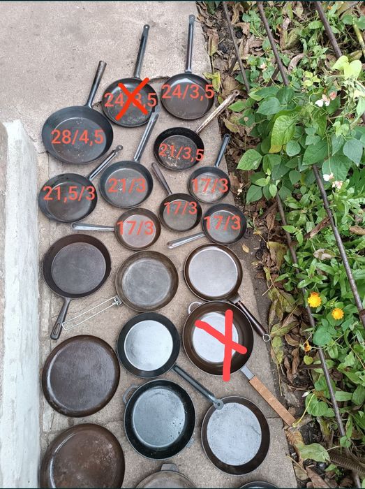 Сковорода чугунная Жаровня чавун казанок