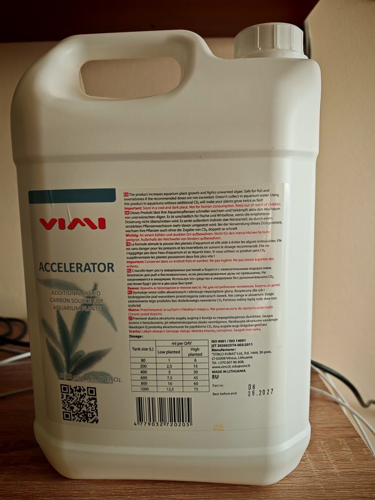 Vimi Accelerator 5l węgiel w płynie, CO2, Carbo