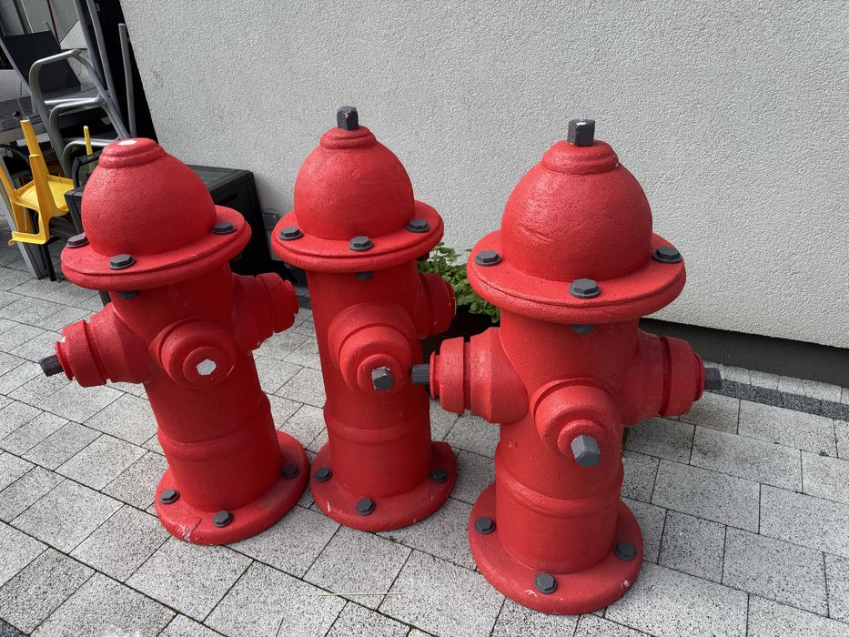 Dekorcje styropianowe - hydranty gaśnice