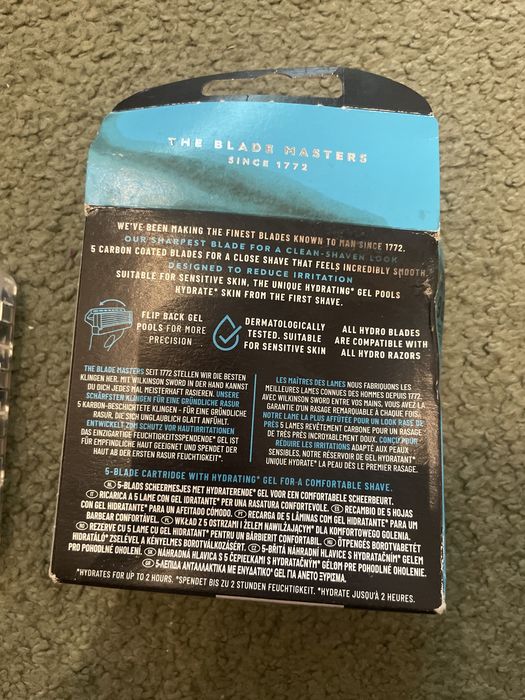 Wilkinson hydro5 wkłady ostrza wymienne 12szt 3009(1)