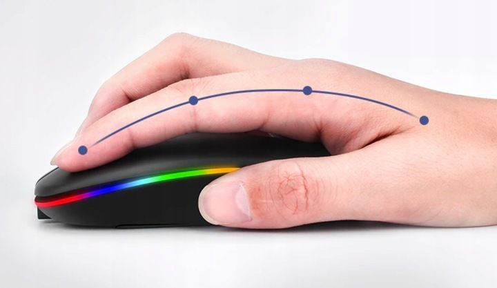 Mysz Myszka Bezprzewodowa Bluetooth Cicha Tablet