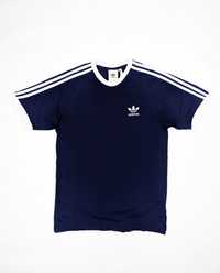 Adidas trefoil niebieska koszulka t-shirt M logo