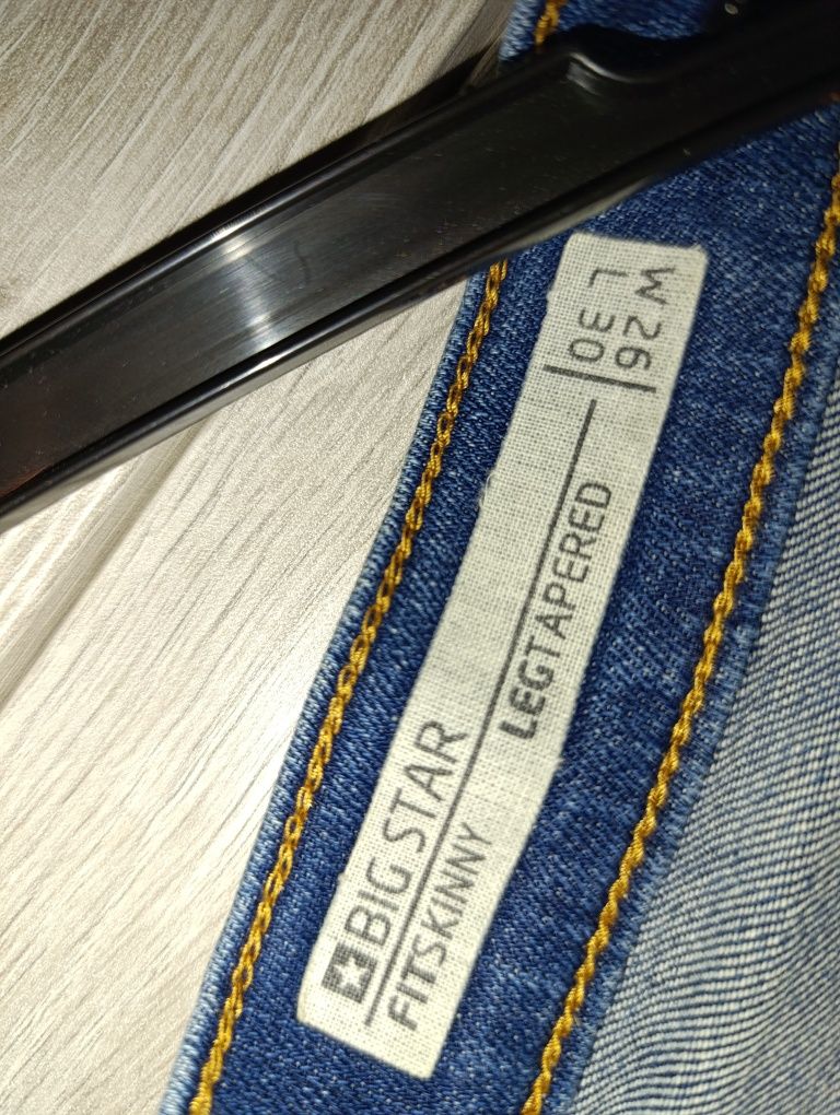 Spodnie jeansowe jeans denim big star damskie