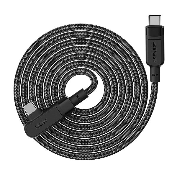 Kabel Acefast C5-03 Black USB-C - USB-C PD QC 100W 5A 480Mb/s 2m - cza