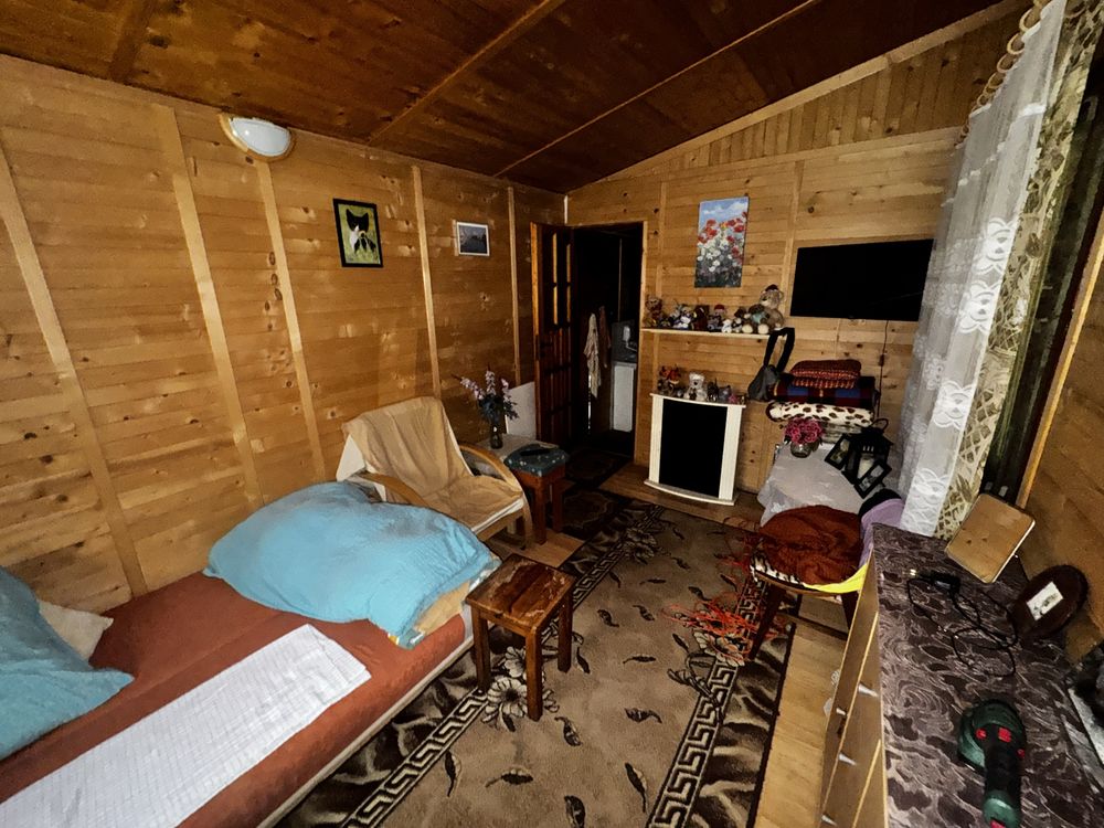 Dzialka 450 m2 z domem ROD Rynia woda, prad, szambo, od zaraz okazja!!