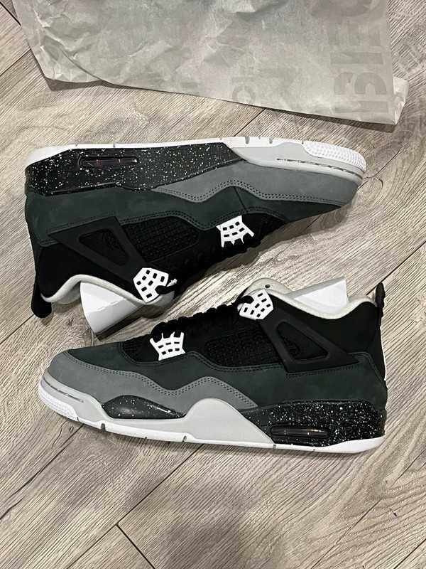 "Buty męskie Trampki" Nike Jordan 4 czarny FQ8138 r.44